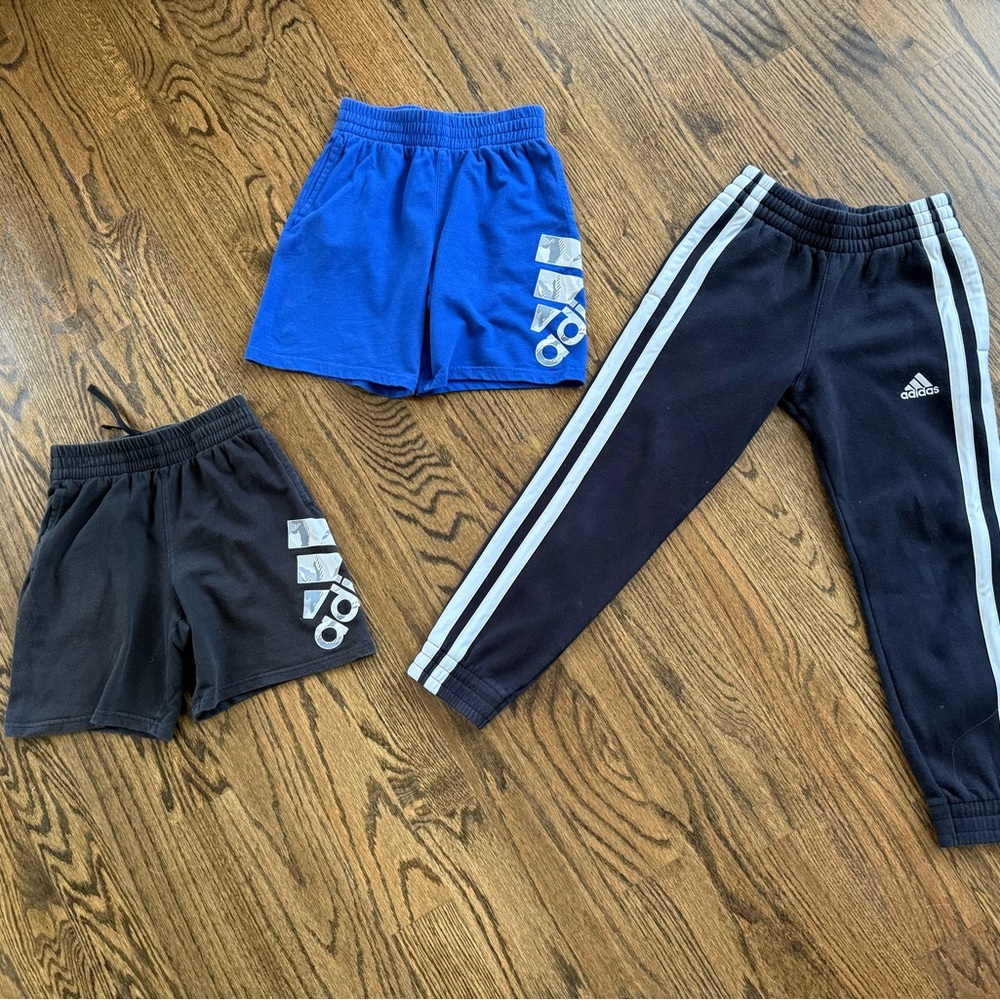 Boys Adidas Shorts & Sweat Pants * Like New